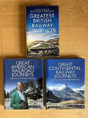 Great Continental American British Railway Journey Michael Portillo Bundle • £15