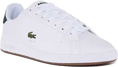 £84.99 • Buy Lacoste Graduate Pro 222 Mens Leather Trainers In White Green Size UK 7 - 12