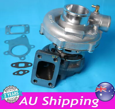 Universal T3 T4 T04E .63 A/R Turbo Turbocharger Oil Cooled With Gaskets • $200.99