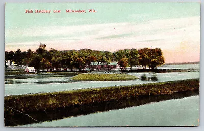 Vintage Postcard WI Near Milwaukee Fish Hatchery -1981 • $1.89