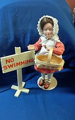 $8.50 • Buy Danbury Mint - 1986 Norman Rockwells Young Ladies No Swimming Bisque Doll