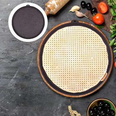  Pizza Plate Microwave Pan Oven Tray Perforated Round Non Stick • £12.08