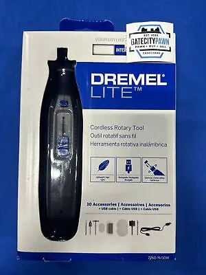 Dremel Lite Cordless Rotary Tool 10 Accessories Intermediate Open Box See Photos • $49.95