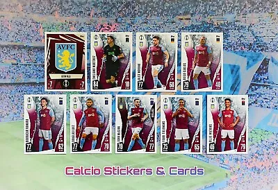 Topps Match Attax 2023/24 2024 Full Aston Villa Team Set All 9 Base Cards • £3.75