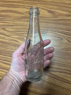 Dr Pepper Good For Life 10-2-4 Clock Face 6 1/2 Oz Clear Glass Bottle Vintage • $9.99