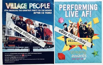 2 The Village People Magazine Ads Music Awards Billboard Band Costumes • $14.35