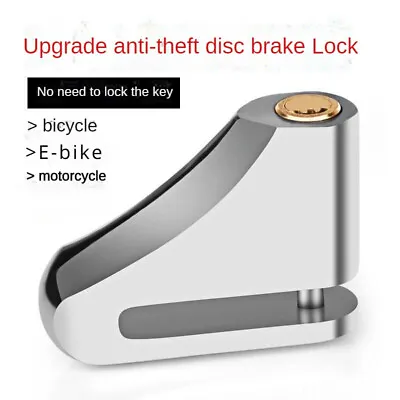 Anti Theft Disc Brake Wheel Lock For Scooter Bike Bicycle Motorcycle NEW • $12.91