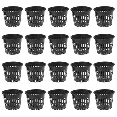 3  Net Pots For Hydroponics - 40 Pack Heavy Duty Plastic With Wide Rim Design • $21.68