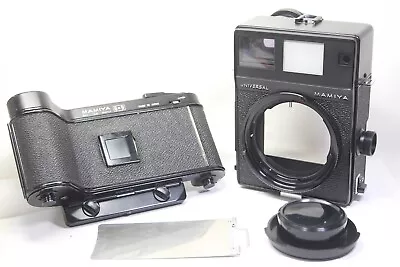 Mamiya Universal Press Film Camera Black Body + 6x9 Film Back From Japan • $189.05