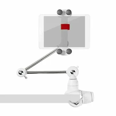 360° Fold Wall Mount Stand Holder Arm Bracket Kitchen For IPad Tablets IPhone • £33.92