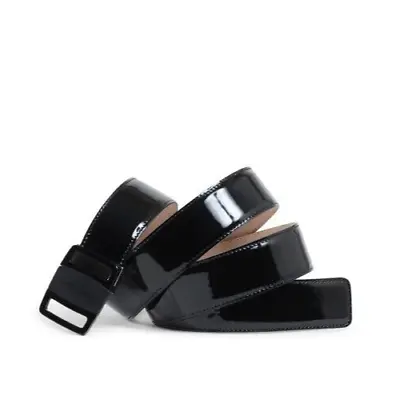 Salvatore Ferragamo Black Leather Belt - Adjustable - 41 Inches - 679775 697074 • $198.75