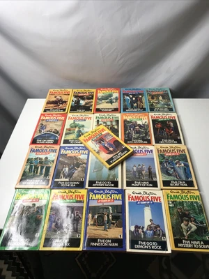 £75 • Buy Vintage Enid Blyton The Famous Five Books Full Set