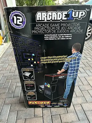Arcade1Up Pac-Man Arcade Game Projector 12-in-1 Games New • $249.99