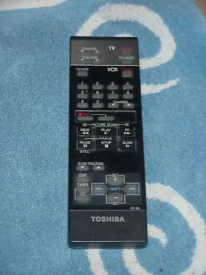 $7.79 • Buy TOSHIBA VC-65 - TV/VCR Combo Remote Control