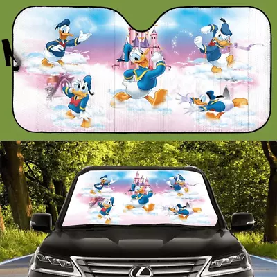 Donald Duck Moods Donald Emotion Magic Castle Car Windshield Sun Shade • $29.68