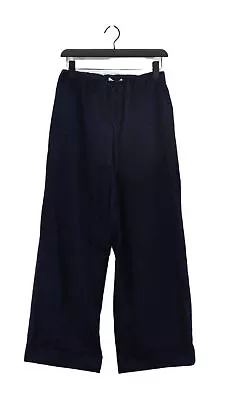Jw Anderson Women's Trousers S Blue 100% Cotton Straight Chino • £24