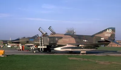 Original Colour Slide USAF RF-4C Phantom 65-0830 1st TRS/10th TRW RAF Alconbury. • £3