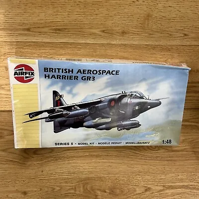 AIRFIX 1/48 British Aerospace Harrier GR3 5102 Model Kit New Sealed • $49.49