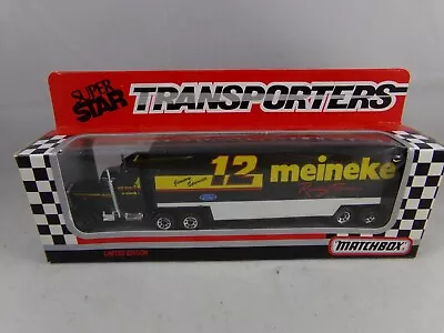 Matchbox Jimmy Spencer #12 Meineke 1993 Transporter 1:64 100721DMT4 • $14
