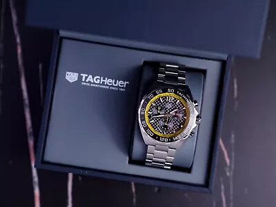 Pre Owned TAG Heuer Formula 1 Black Men's Chronograph Watch 43MM CAZ101AC.BA0842 • £227