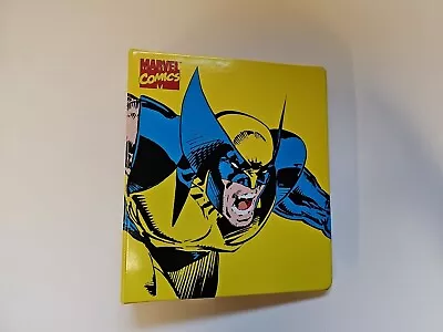 Rare VINTAGE 1994 Marvel Comics Wolverine X-Men Collector's 3-Ring Binder • $65