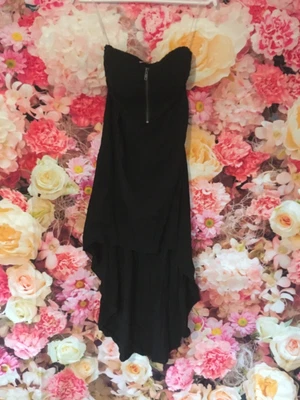 £14.99 • Buy Eva And Lola Black Lace Bust Detail Sweetheart Club Party Prom Dress 8