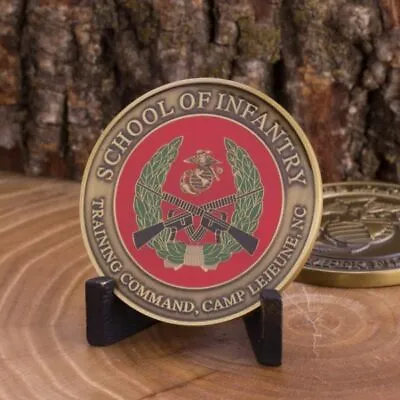 Marine Corps School Of Infantry Challenge Coin Camp Lejeune NC • $18.97