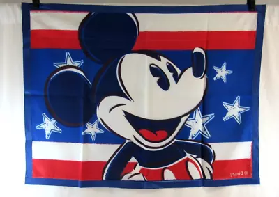 Mickey Mouse Garden Flag Patriotic Stars Stripes USA Disney Two-Sided New • $19.99