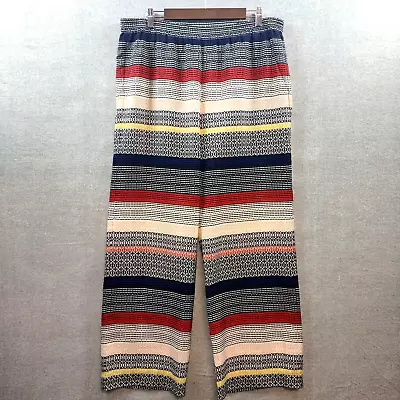 VINCE CAMUTO MEDIUM Wide Leg Pant Striped Pull On Multicolor • $24.99