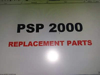 Sony PSP-2000 Model Replacement Parts  • $7.25