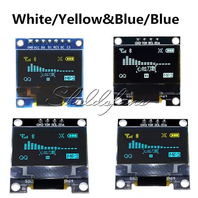 $5.17 • Buy 3-5V 0.96  IIC I2C SPI Serial 128X64 OLED LCD LED Display Module For Arduino