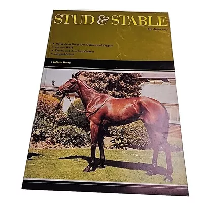 Stud & Stable Magazine V14 N8 August 1975 Horse Horseracing Mag Book • £15