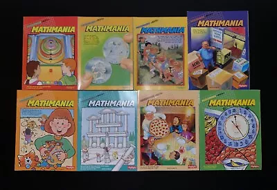 8 Highlights Mathmania Workbook Lot Homeschool Teacher Class Math Puzzlemania • $10.99