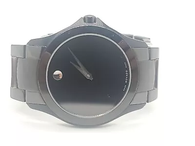 Movado Sapphire SWISS Quartz  Masino Black PVD Stainless Steel Men's  0607035!  • $399.99