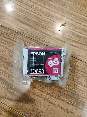 New ! Genuine Epson 68 T0683 Magenta High-Yd Ink Cartridge TO683 Epson 69 T0693 • $5.29