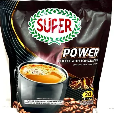 Super Power 6-In-1 Instant TA With Ginseng Coffee 20 Sticks X 20g~US SELLER • $17.99