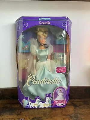 Vintage 1991 Disney Classics Cinderella Doll Mattel Golden Book New • $34.95