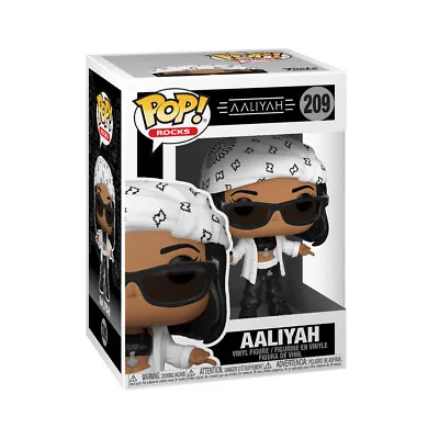 Funko Pop! Rocks: Aaliyah #209 With Pop Protector *FAST SHIPPING* • $45.99