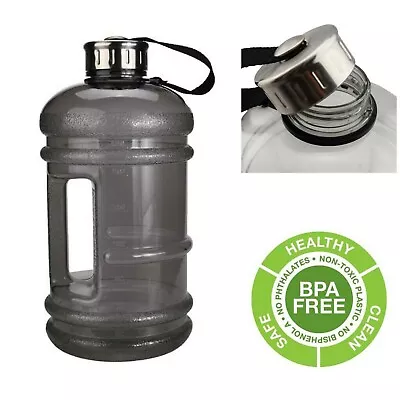 2.2 Litre Jumbo Sports Gym Water Bottle Gym Dieting Bodybuilding Hiking & Office • £9.75
