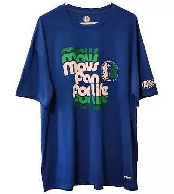 Dallas Mavericks TShirt Mens 3XL MAVS FAN FOR LIFE NBA 4.9.23 Game Promo Edition • $17.65