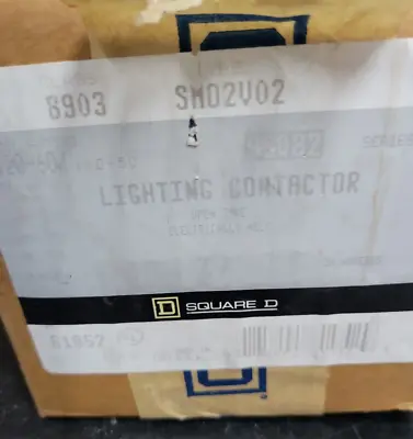 OLD NIB Square D 8903 SM02V02  Lighting Contactor 30 Amp 4 Pole 120V Coil NEW • $364.49