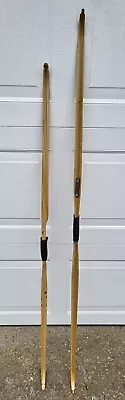 Lot Of 2 Vintage Ben Pearson Super Jet Fiberglass Recurve Bow & Unbranded Bow • $89.99