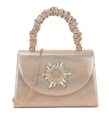 £13.99 • Buy Women's Top Handle Glitter Clutch Bag Shoulder Bag Wedding Party Evening Handbag