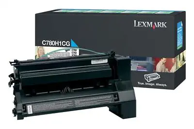 Genuine Lexmark C780H1CG Cyan High Yield Toner Cartridge C780 C782 A- VAT • £42.26