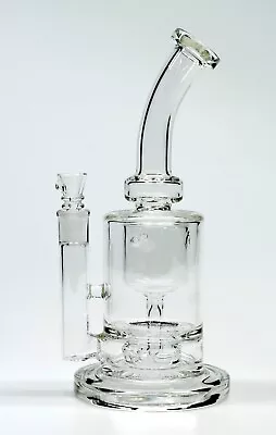 11  Clear Vortex Cyclone Hole  Perc  Smoking GlassWater Pipe Hookah Bubbler Bong • $79.99