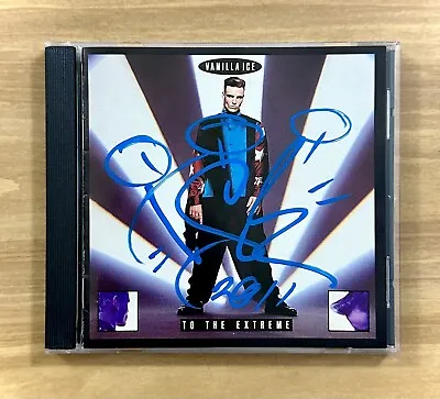 CD ~ Vanilla Ice ~ To The Extreme ~ Hand Signed ~ 15 Tracks ~ 1990 ~ !L🧊🧊K! • $299.99