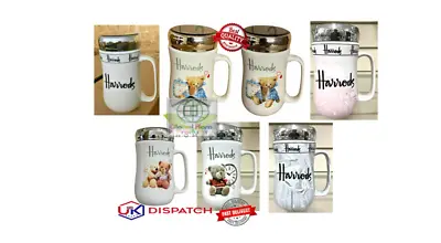 £10.99 • Buy New Harrods Travel Mug Coffee Tea Cup Lid Work Hot Cold Drinks Xmas Gift