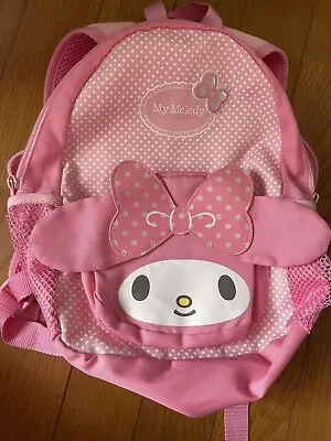 Sanrio My Melody Backpack  Pink Kids Bag Die Cut Daypack From Japan • $110