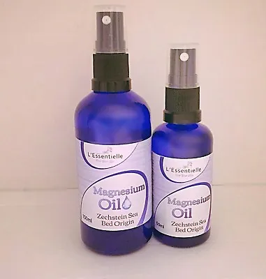 Magnesium Oil Spray 50ml & 100ml  For Aches & Pains Duo Set Kit Zechstein Seabed • £14.99