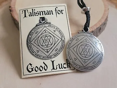 $21.95 • Buy Talisman Of Extreme Good Luck Solomon Seal Magic Amulet 1.25  Pendant Necklace